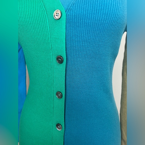 NWT Deep Sea Ribbed Sweater Midi Dress - Picture 5 of 10